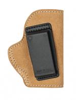 Suede Leather Angle Adjustable ISP Holster for Ruger LCP/Kel-Tec P3AT/Kahr .380 and other Small .380's Right Hand Brown - 421805BN-R