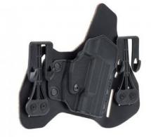 Leather Tuckable Pancake Holster for Smith & Wesson J Frame/Taurus 85 Right Hand Black - 422003BK-R