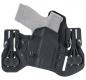 Leather Tuckable Pancake Holster for Ruger LCP Right Hand Black - 422008BK-R