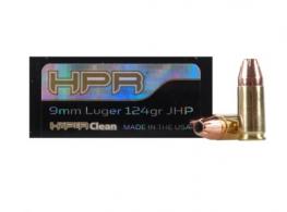 HyperClean Defensive 9mm Luger 124 Grain XTP Hollow Point - 9124JHP