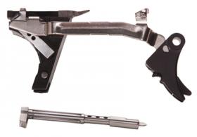 Fulcrum Ultimate Trigger Kit BlackTrigger Pad with Black Safety for Gen 3 For Glock 20/29 - ZT-FUL-ULT-10BB