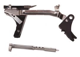 Fulcrum Ultimate Trigger Kit Black Trigger Pad with Black Safety for Gen 3 For Glock 21/30 - ZT-FUL-ULT-45BB
