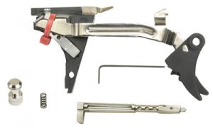 Fulcrum Ultimate Trigger Kit Black Trigger Pad with Black Safety for Gen 4 For Glock 21/30 - ZT-FULULT4G45BB