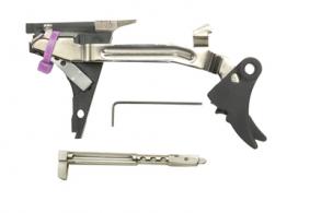 Fulcrum Ultimate Trigger Kit Black Trigger Pad with Black Safety for Gen 4 For Glock 17/19/26/34 - ZT-FUL-ULT4G9BB