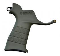 SE-2 AR-15 Pistol Grip With CR123 Battery Storage and Sling Hook Mount OD Green