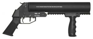 SML-37 Survival Mate Launcher 37mm 12 Inch Barrel Bead Sight Vertical Grip Under-Barrel Rail Black - BD37SML-P12