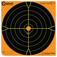 Caldwell Orange Peel Flake Off Bullseye Targets 12 Inch 100 Per Package - 121005