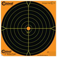 Caldwell Orange Peel Flake Off Bullseye Targets 16 Inch 10 Per Package - 172510