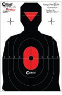 Caldwell Flake-Off Targets Dual Zone Silhouette 12x18 Inch 25 Per Package - 280341