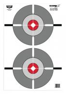 Eze-Scorer Double Bull Paper Targets 12x18 Inch 100 Targets Per Package - 37061