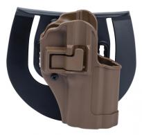 SERPA CQC Concealment Holster For Glock 19/23/32/36 Matte Finish Coyote Tan Right Hand - 410502CT-R