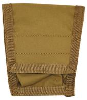 Belt Mounted Double Handcuff Pouch fits Belts Up to 2.5 Inches Wide Coyote Tan
