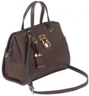 Satchel Series Concealed Carry Purse Chocolate Brown