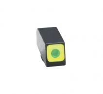 Front Tritium Night Sight For All For Glock Green With LimeGreenLumi Square Outline .165 Height .140 Width - GL-212-GR-Q