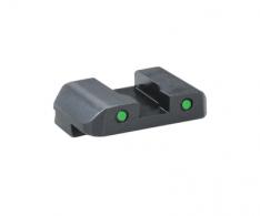 Pro Operator 2-Dot Rear Night Sight Green Tritium With Black Outlines For Glock 17-39 - GL-227-OP-R