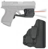 Laserguard Series Pro Fits Glock 42 Black Finish Red Laser with Blade Tech IWB Holster - LL-803-HBT-G42