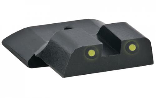 Rear Tritium Night Sights S&W M&P Yellow Tritium With Black Outlines - SW-806R