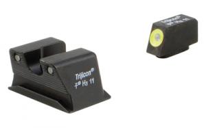Trijicon Heavy Duty Night Sights Yellow Front Outline Walther PPS - WP102-C-600742