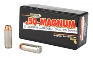 Magnum Research    50AE Ammo  300GR JHP  20RD box