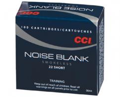 CCI Noise Blanks 22 Short Ammo 100 Round Box - 44 CCI Noise Blanks 22 Short Ammo 100 Round Box - 44