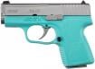Kahr PM9, Robin Egg Blue, Stainless Steel, 9mm, 6 rounds - PM9093CABBEL