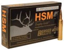 HSM Trophy Boat Tail Hollow Point 240 Weatherby Ammo 95 gr 20 Round Box - BER-240WBY95VLD