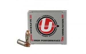 Underwood Xtreme Defender Monolithic Soft Point 9mm+P Ammo 68 gr 20 Round Box - 864