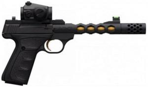Browning Buck Mark Vision Black/Gold SR 22 Long Rifle Pistol - 051582490