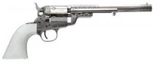 Cimarron 1851RM WB Hickok Nickel Engraved 38 Special Revolver