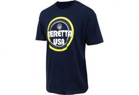 Beretta T-shirt Retro Busa Logo Large Navy Blue - TS731T18900058L