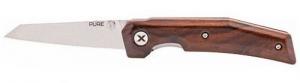 WOOX KNIFE PURE FOLDER 3.5" AMERICAN WALNUT HANDLE - BUKNF05001