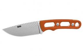 Sog Knife Ether Fx 3.25" SS/ G10 Blaze Orange W/Pres Box - SOG17330157