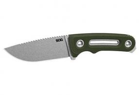 Sog Knife Provider Fx 3.25" SS/G10 OD Green W/Pres Box - SOG17350157