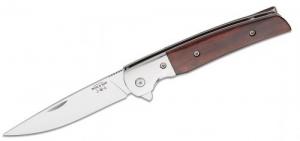 Bear & Son Rancher Sideliner Liner Lock Flipper Knife 3.125" D2 Clip Point - CB21