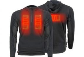 Mobile Warming Men's Merino Heated Shirt Black Large - MWMT14010421