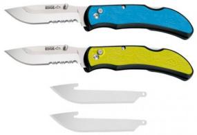 OUTDOOR EDGE RAZOR CARRY 3" 2-PACK WITH 4 BLADES PROMO! - P242RX304C