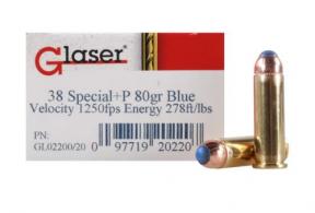 GLASER BLUE 38SPL+P 80GR 20/500 - GL02200/20