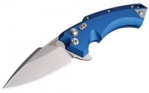 HOGUE X5 3.5" FOLDER TUMBLED BLUE - 34573-EXLRSR