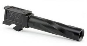 Zaffiri Precision Pistol Barrel For Glock 19 GEN 1-4 Black - ZP19BBN