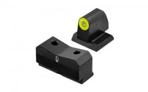 XS Sights, DXT2 Big Dot, Tritium Night Sight, Standard Height, Yellow Front Outline, Green Tritium Front/Rear - MR-X001S-5Y
