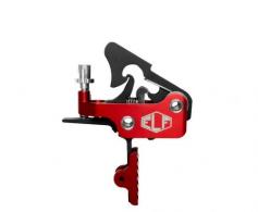 Elftmann Tactical Apex Pro, FA, Adjustable Trigger, Straight with Red Shoe, Fits AR-15, Anodized Finish, Red APEX-PRO-R-S-FA - APEX-PRO-R-S-FA