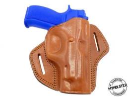 Brown TriStar T100 OWB Open Top Concealable Leather Belt Holster