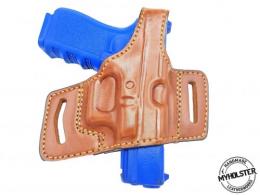 Brown For Glock 44 OWB Quick Draw Leather Slide Holster W/Thumb-Break