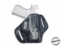 Black KAHR CW9 Right Hand Open Top Leather Belt Holster - PICK YOUR COLOR - 42862387953820
