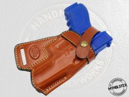 Brown / Right Walther PPQ SOB Small Of the Back Leather Holster - 13MYH104LP_BR