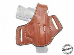 Brown Kimber Micro 9 OWB Thumb Break Leather Belt Holster - Choose your Color - - 29MYH105LP_BR