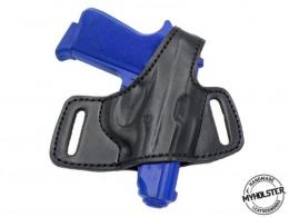 BLACK Walther PPK/S OWB Thumb Break Compact Style Right Hand Leather Holster - 35MYH101LP__Bl