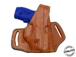 Brown OWB Thumb Break Leather Belt Holster Fits SMITH & WESSON SHIELD (9, .40)  W/CRIMSON TRACE - 49MYH105LP_BR