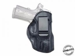 Black / Right Smith & Wesson M&P9 Shield M2.0 EZ Leather IWB Inside the Waistband Holster - 7MYH106LP_BL_RI
