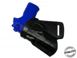 Black / Left For Glock 35 SOB Small Of the Back Leather Holster - 4MYH104LP_LF_BL